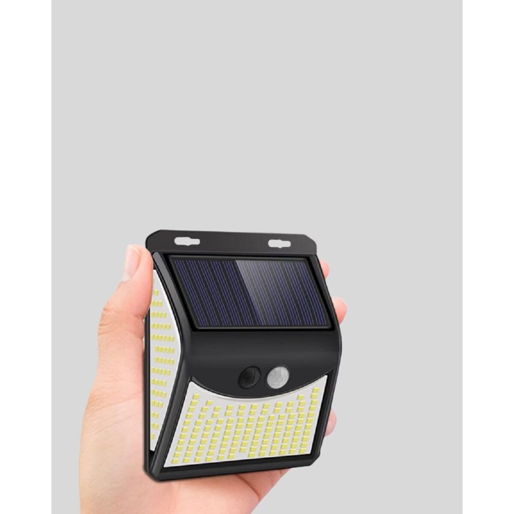 Güneş Enerjili Sensörlü Dış Mekan Duvar Lambası – 3 Modlu 2200mAh Pil 