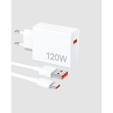 120W Süper Hızlı Şarj Adaptörü – Type-C Kablo Dahil Yüksek Voltaj Koru
