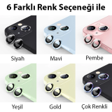 ALLY iPhone 15/15 Plus Tempered Kamera Lens Koruma Camı
