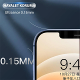 ALLY iPhone 15 Pro Max Hidrojel Hayalet Yan Alt Üst Kaplama Koruyucu F
