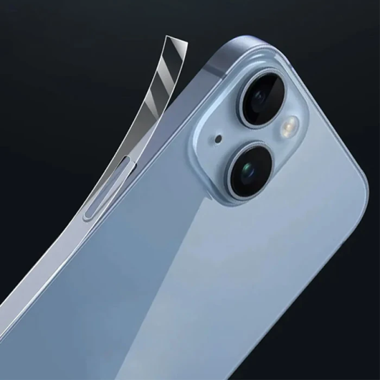 ALLY iPhone 15 Pro Max Hidrojel Hayalet Yan Alt Üst Kaplama Koruyucu F
