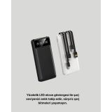 Çoklu Güvenlik Korumalı 20.000 mAh Powerbank Fener Özellikli