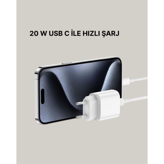 IOS Tüm Serilerle Uyumlu 30W Hızlı Şarj Aleti 11 12 13 14/Pro Max Mini