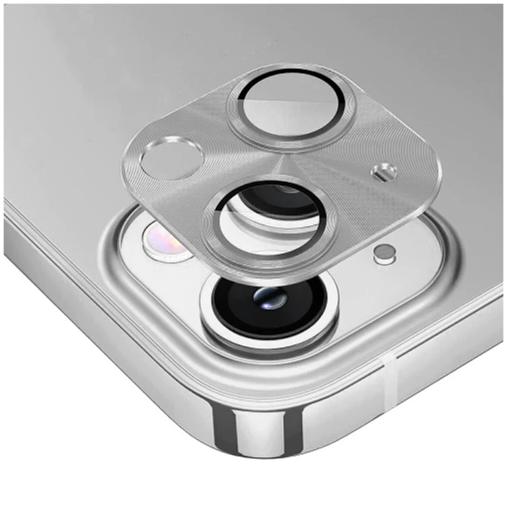 ALLY iPhone 15-15 Plus Metal Tempered Kamera Lens Koruyucu