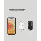 iPhone Serileri ile Uyumlu MagSafe Manyetik Araç Telefon Tutucu ve Şar
