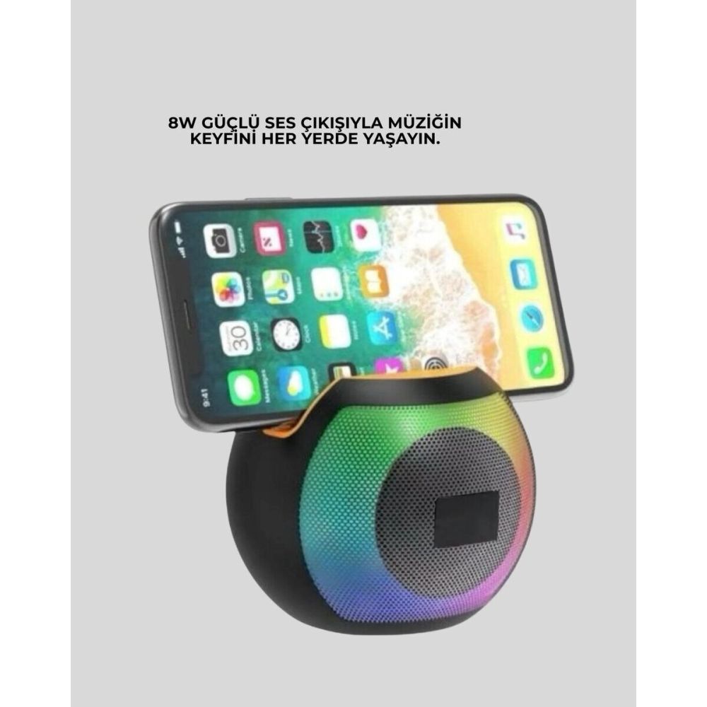 360° Stereo Surround Sesli Taşınabilir Hoparlör
