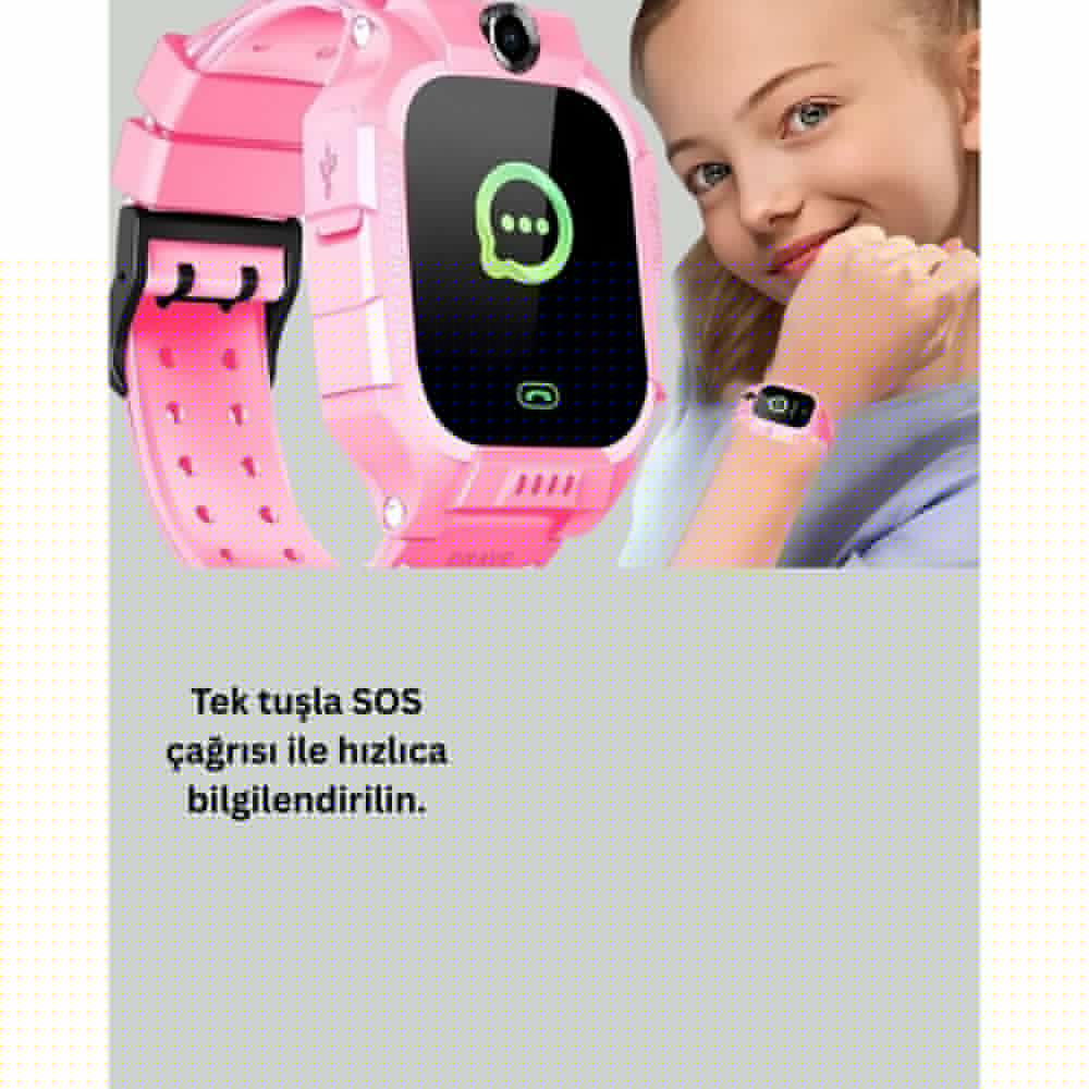 S10 Akıllı Çocuk Saati Çift Yönlü Konuşma ve SOS Fonksiyonu
