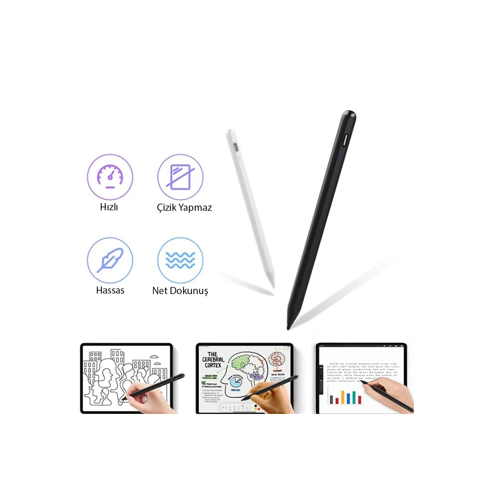 ALLY Xpen-3i iPad(2018-2025) Aktif Manyetik Kapasitif Kalem