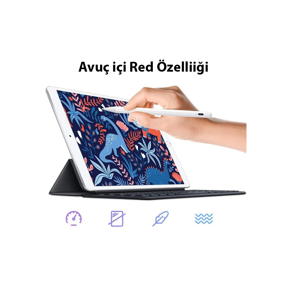 ALLY Xpen-3i iPad(2018-2025) Aktif Manyetik Kapasitif Kalem