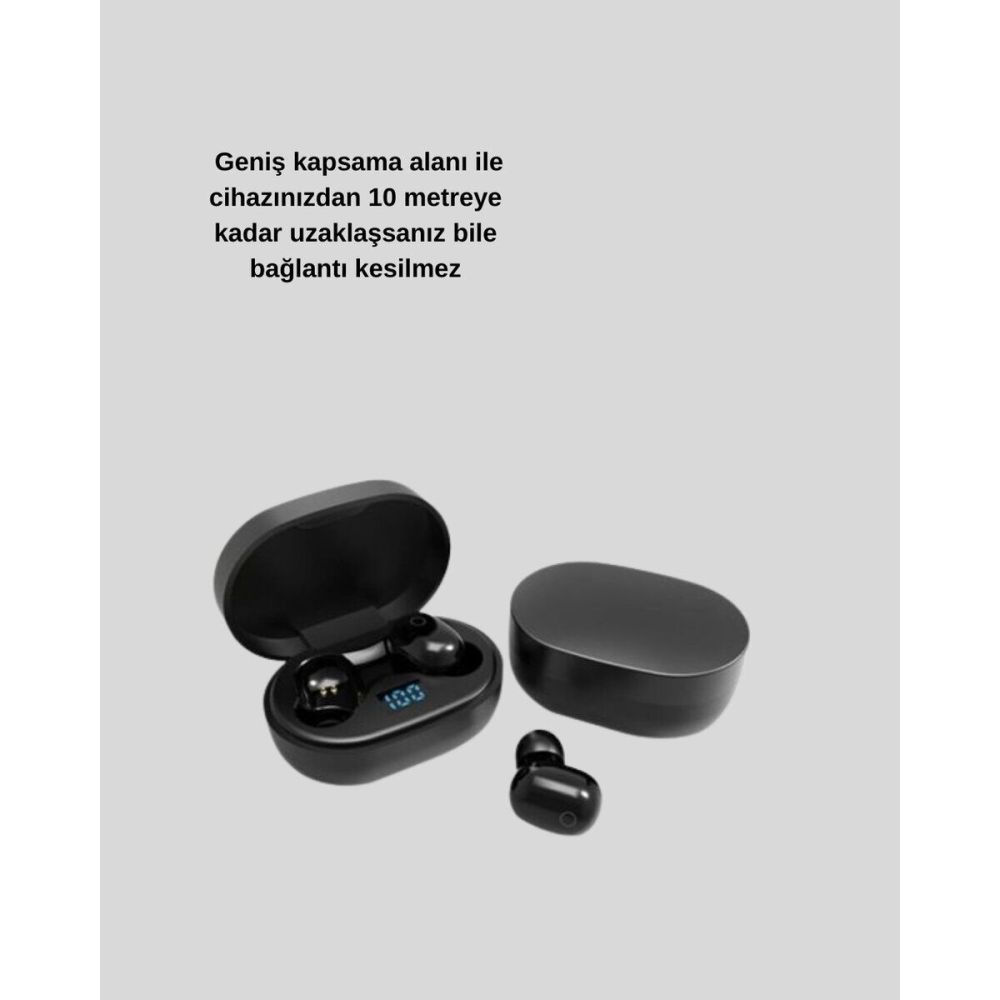 Kulak İçi Bluetooth Kulaklık ANC ENC Özellikli Şarj Göstergeli Kablosu