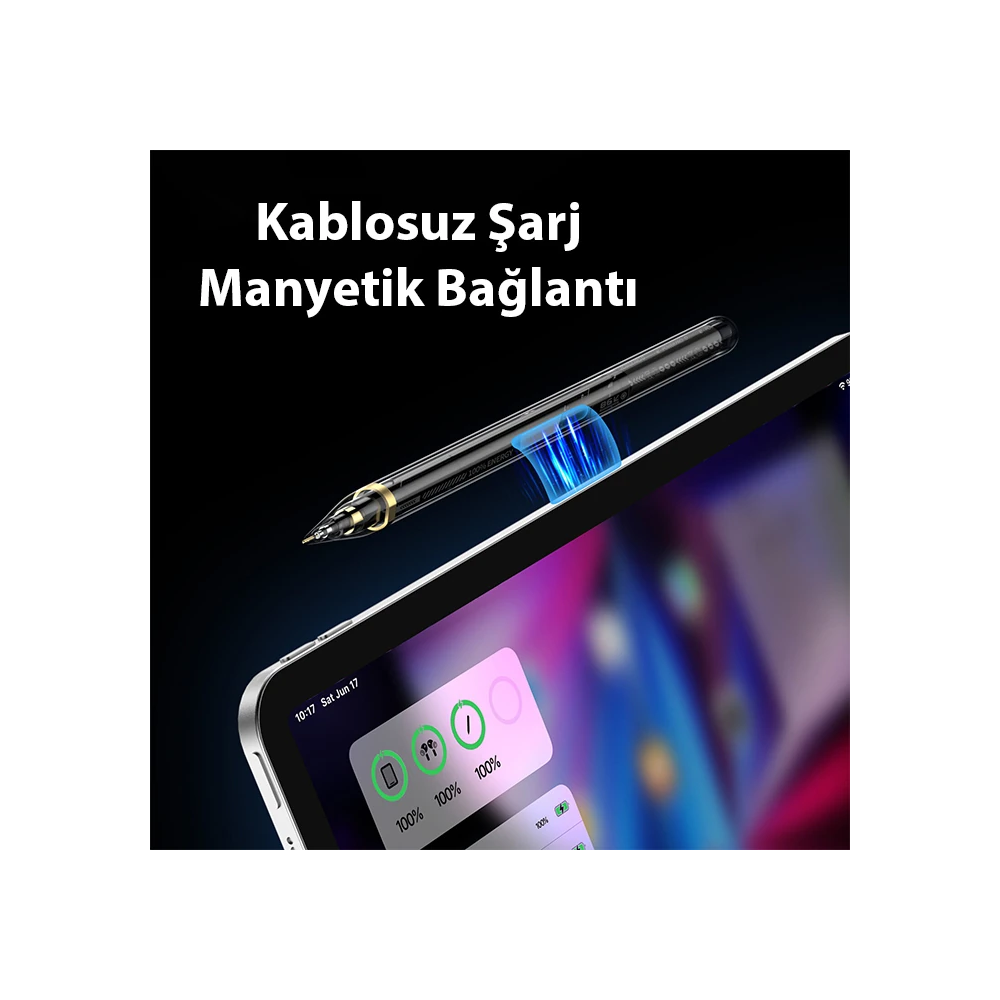 Dux Ducis SP-04 Manyetik Şarjlı Stylus Pen iPad Tablet Dokunmatik Kale