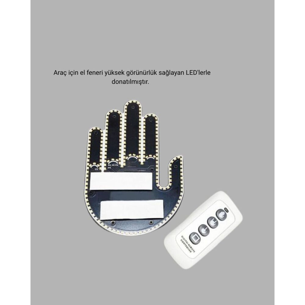Uzaktan Kumandalı LED Jest Işığı – 3 Farklı Hareket Modu