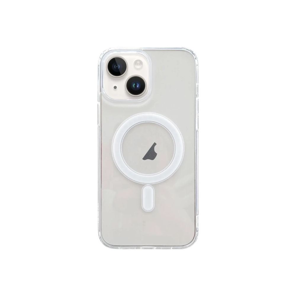 ALLY iPhone 15 Plus Magsafe Uyumlu Manyetik Şeffaf Silikon Kılıf