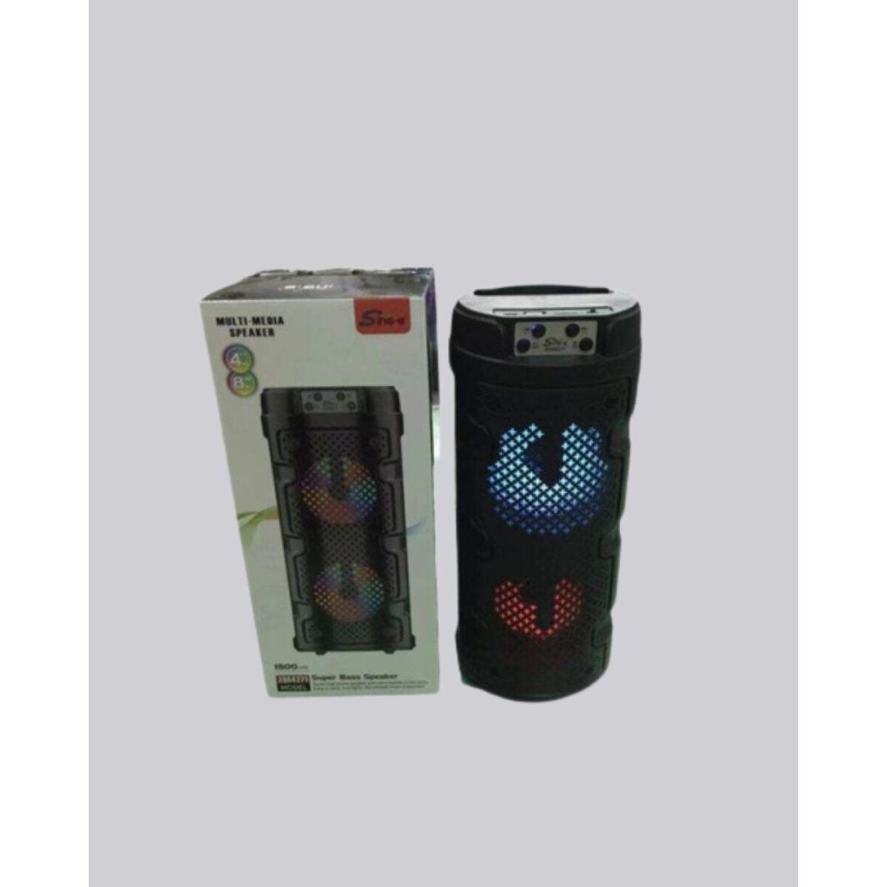 RGB Işıklı Çift Hoparlörlü Taşınabilir Bluetooth Speaker ve Mikrofon