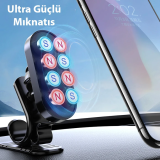 ALLY Araç içi Mıknatıslı Torpido Üstü Cep Telefonu Tutucu