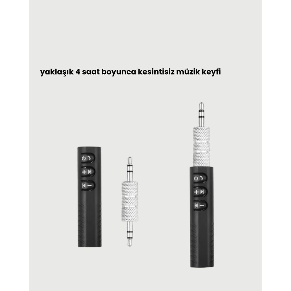 Mini Bluetooth Müzik Alıcısı | Ev & Araç Stereo Sistemlerine Kablosuz 