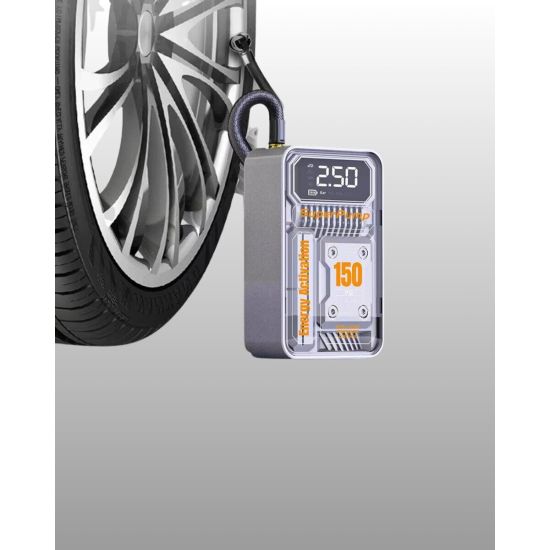 150 PSI Kablosuz Dijital Ekranlı Taşınabilir Araç Lastik Pompası