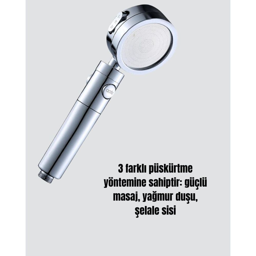 Dayanıklı ve Ergonomik Tasarımlı Ayarlanabilir El Duş Başlığı