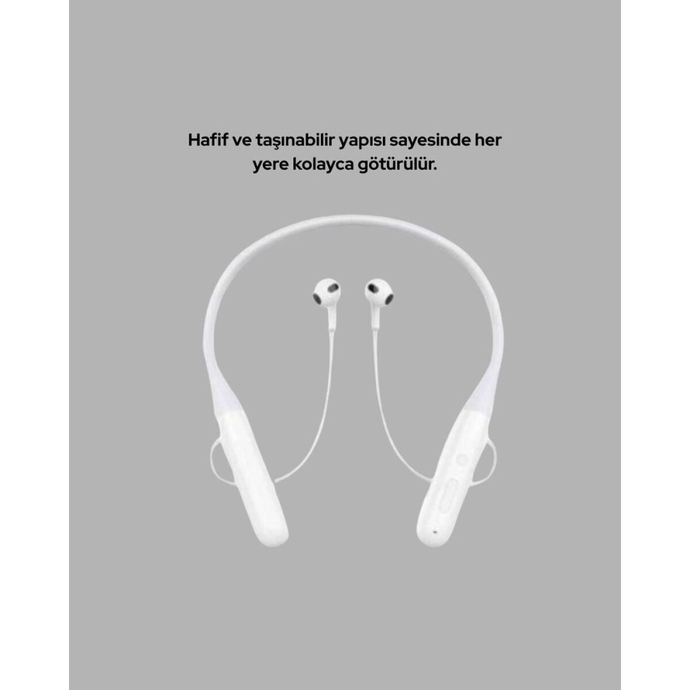 Uzun Süre Dayanıklı Manyetik Başlıklı Bluetooth Kulaklık
