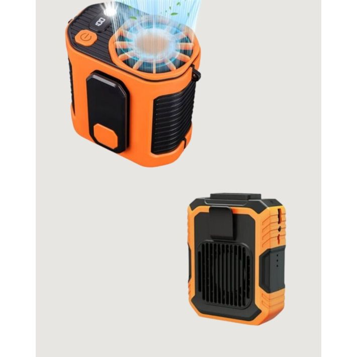 Turbo Mini Fan – Dijital Ekranlı Sessiz & Şarjlı Serinlik!