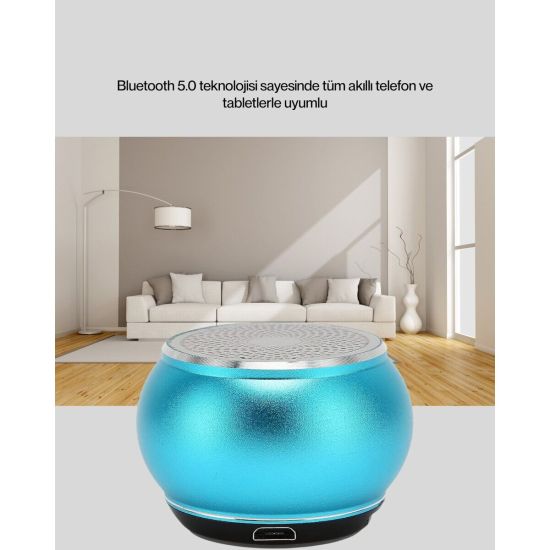 Mini Bluetooth Speaker | Uzun Pil Ömrü Şık ve Hafif Tasarım