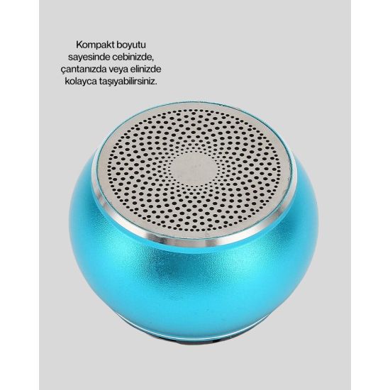 Mini Bluetooth Speaker | Uzun Pil Ömrü Şık ve Hafif Tasarım