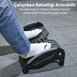 ALLY Masa Altı Ayaklık Masa Altı Ayak Desteği Ortopedik Ayak Standı