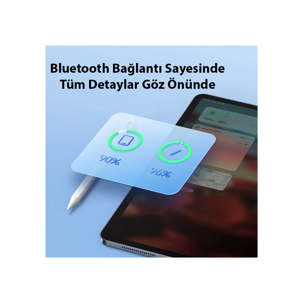 Dux Ducis SP-03 Kablosuz Şarjlı Stylus Pen iPad Tablet Dokunmatik Kale
