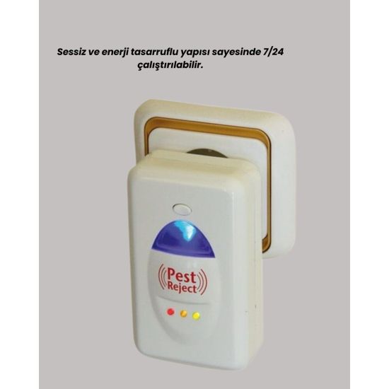 Ultrasonik Haşere Kovucu Cihaz 150 m2 Etki Alanı