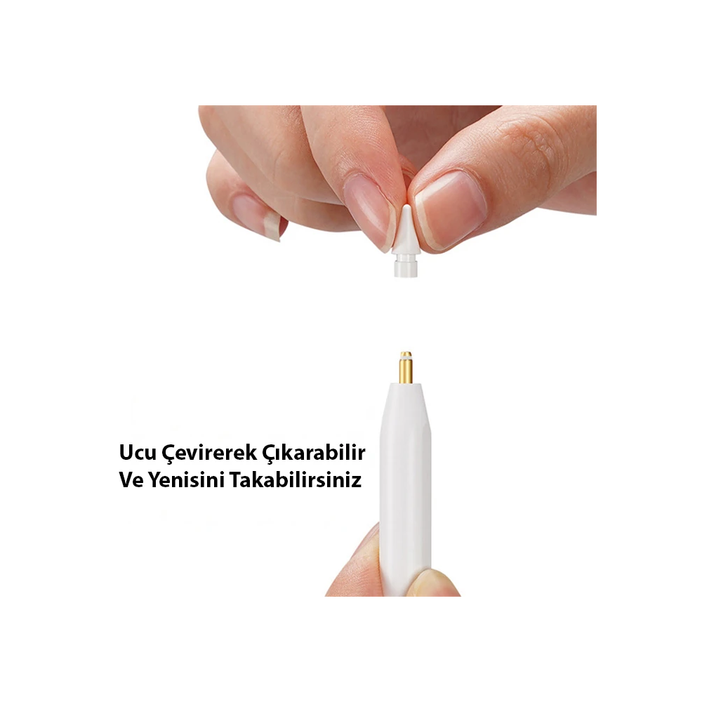 Dux Ducis Apple Pencil İçin Yedek Uç 2 Adet