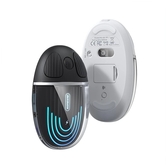 Dux Ducis CM Series Kablosuz Bluetooth 2.4GHz Şeffaf Mouse
