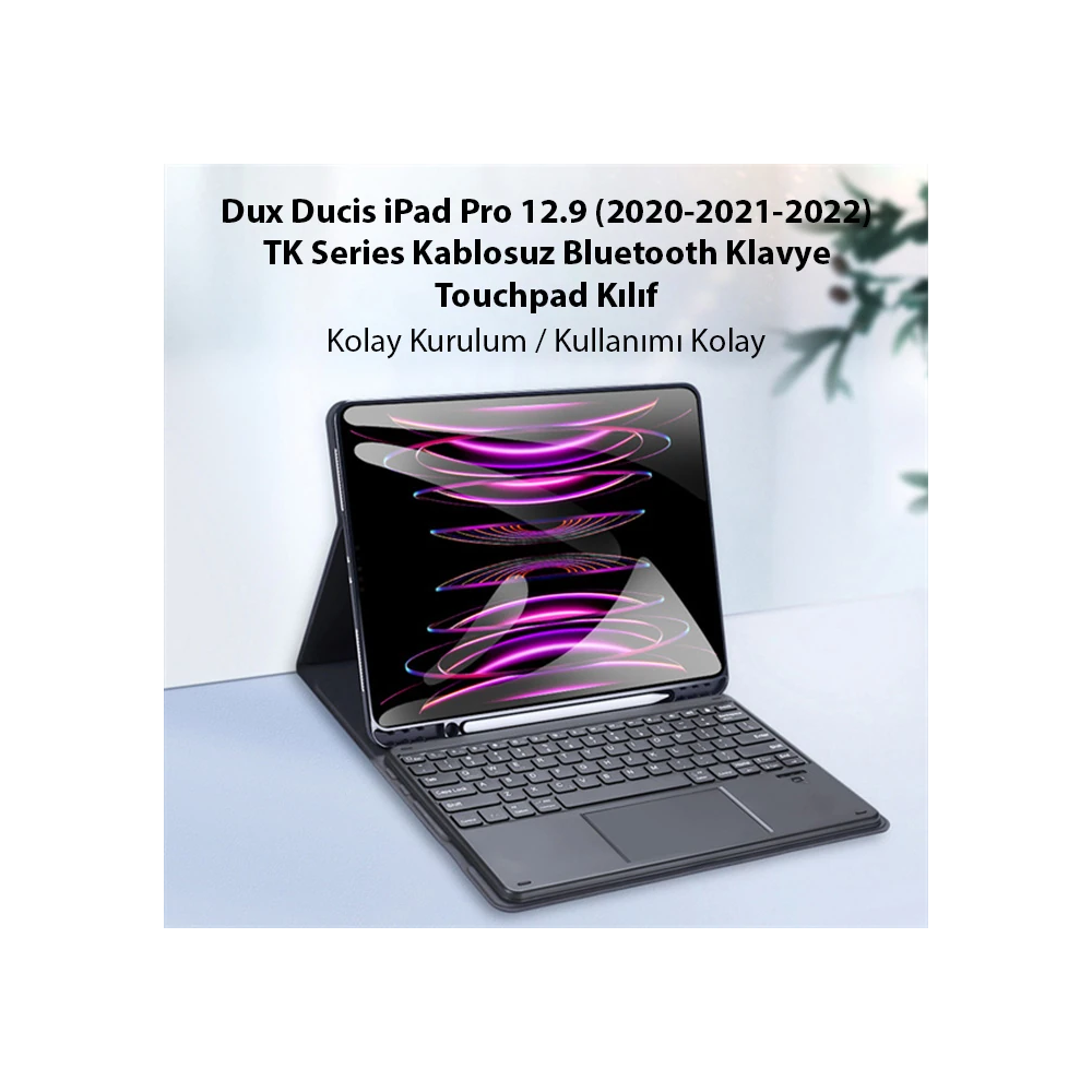 Dux Ducis iPad Pro 12.9 (2020/2021/2022) TK Series Kablosuz Bluetooth 