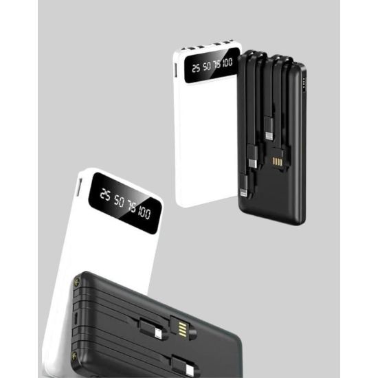 Hızlı Şarj Destekli 20.000mAh Powerbank USB Type-C Lightning LCD