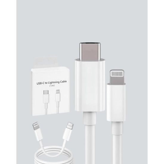 Aşırı Şarj ve Pil Koruması ile Akıllı Çipli Lightning Kablo 1.2m
