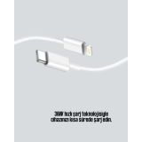 30W Type-C Lightning Hızlı Şarj Kablosu 1.2m iPhone Uyumlu