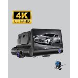 Full HD 1080P 3 Kameralı Araç DVR – Gece Görüşlü ve G-Sensörlü Güvenli