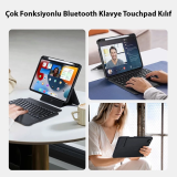 Dux Ducis iPad Pro 12.9 DK Series Kablosuz Bluetooth Klavye Touchpad K