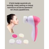 5 Başlıklı Titreşimli Cilt Temizleme Seti Canlandırıcı ve Onarıcı