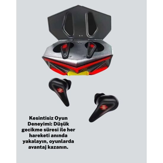 Bluetooth 5.0 Kablosuz Gaming Kulaklık Ergonomik Tasarım