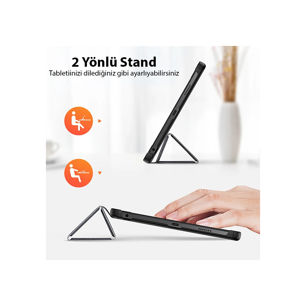 Dux Ducis Lenova Tab M10 10.6 Domo Series Premium Deri Kılıf