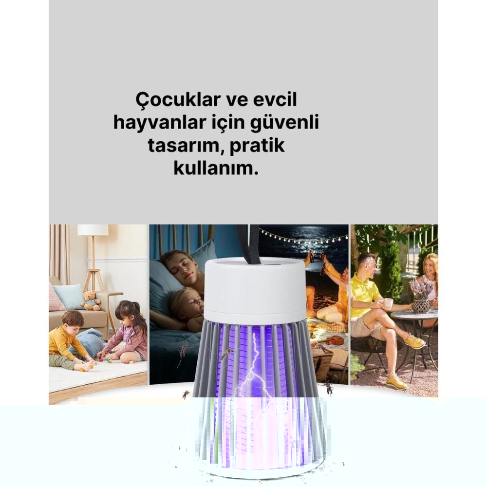 Uzun Ömürlü Bataryalı Taşınabilir Böcek Kovucu