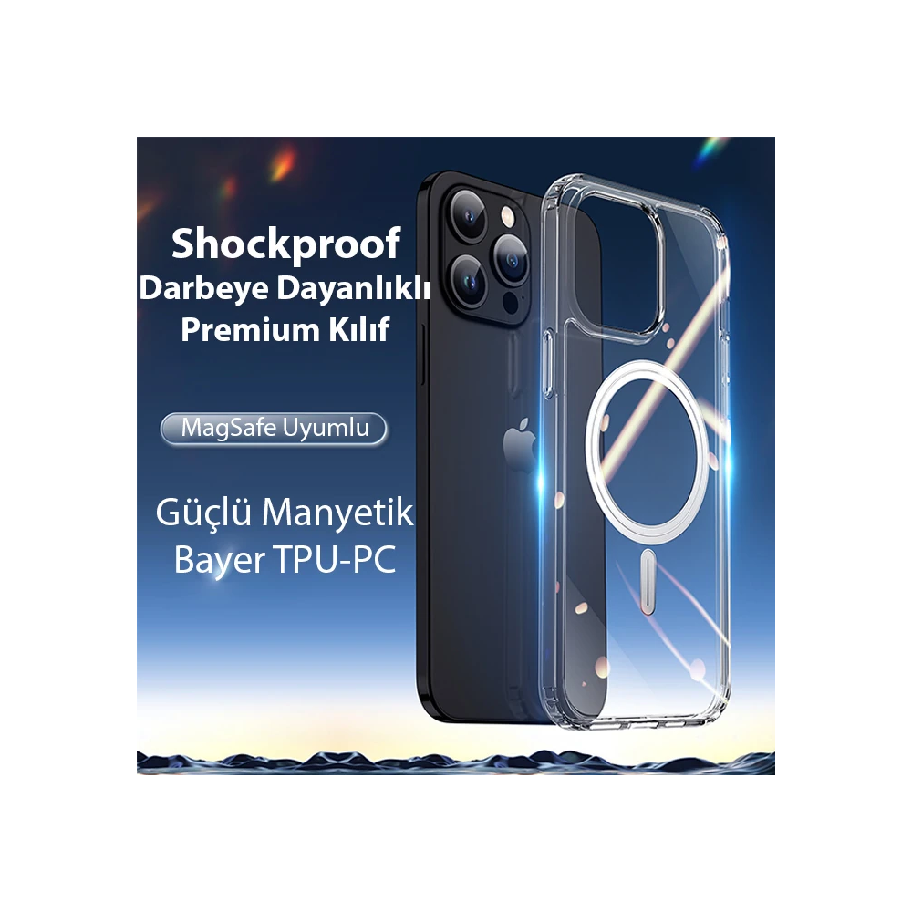 Dux Ducis Clin Mag Series iPhone 15 Pro Magsafe Uyumlu Manyetik Siliko