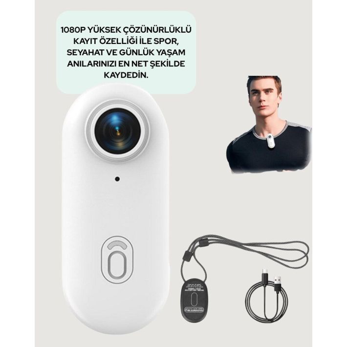 1080P WiFi Spor Kamerası Su Geçirmez Mini Aksiyon Kamera