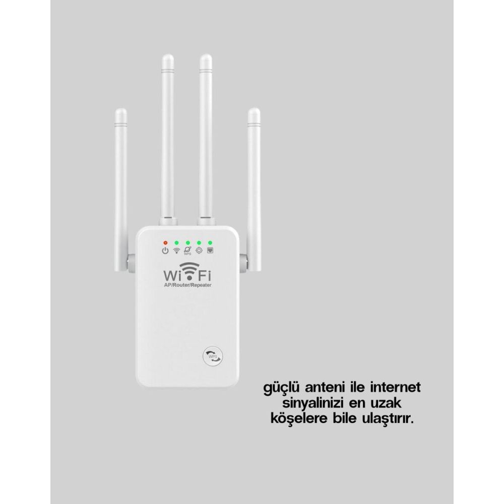 Çift Bantlı Otomatik Kurulum WiFi Repeater Menzil Genişletici