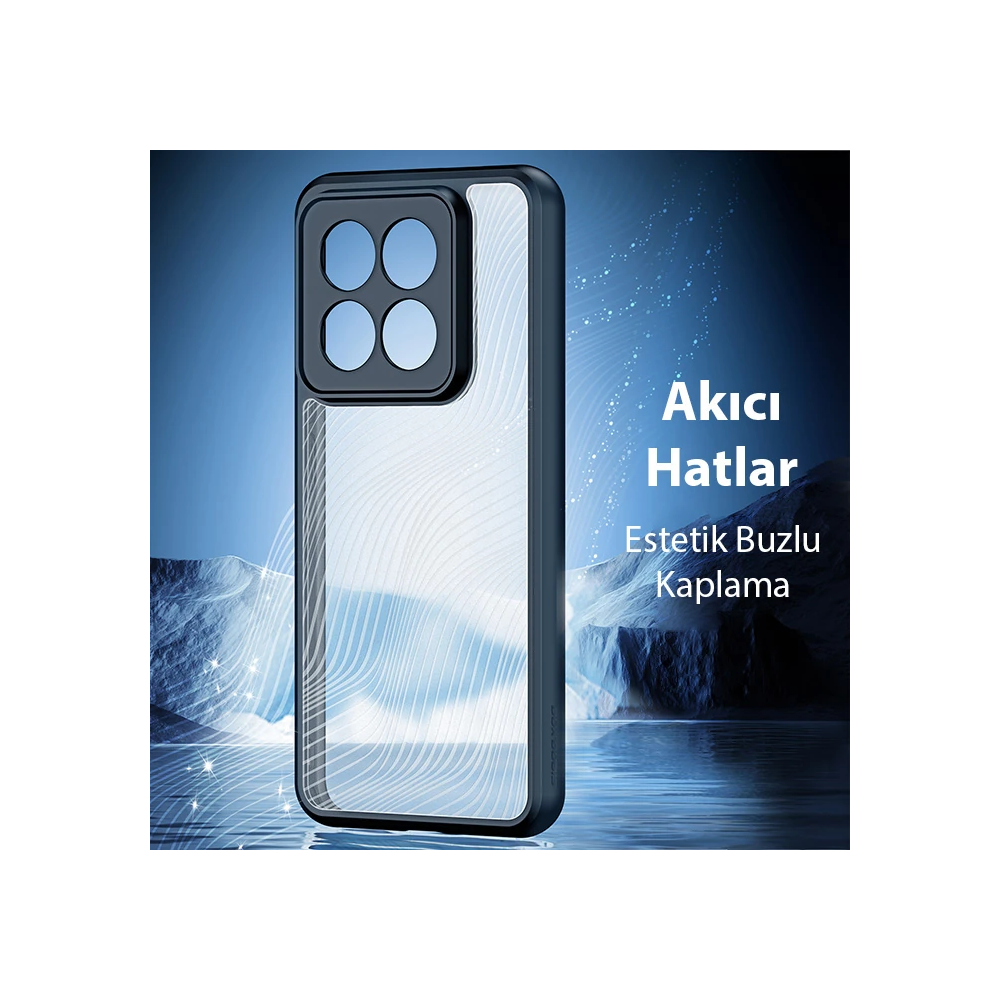 Dux Ducis Xiaomi 14 Pro Aimo Series Premium Buzlu Sert PC-TPU Kılıf