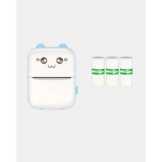 Mini Bluetooth Termal Yazıcı 1200mAh Şarjlı Taşınabilir