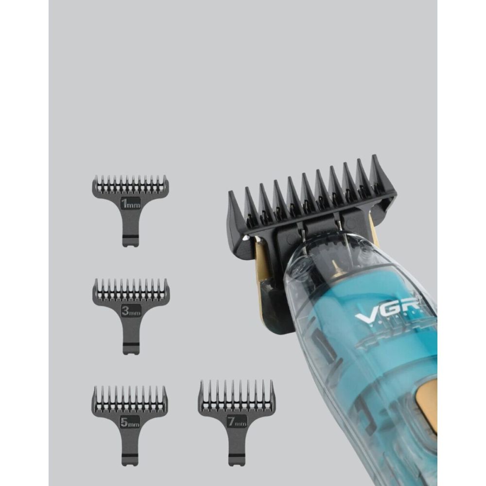 VGR V-695 Şarjlı Saç Sakal Tıraş Makinesi 2600mAh Batarya ve Kılavuz T