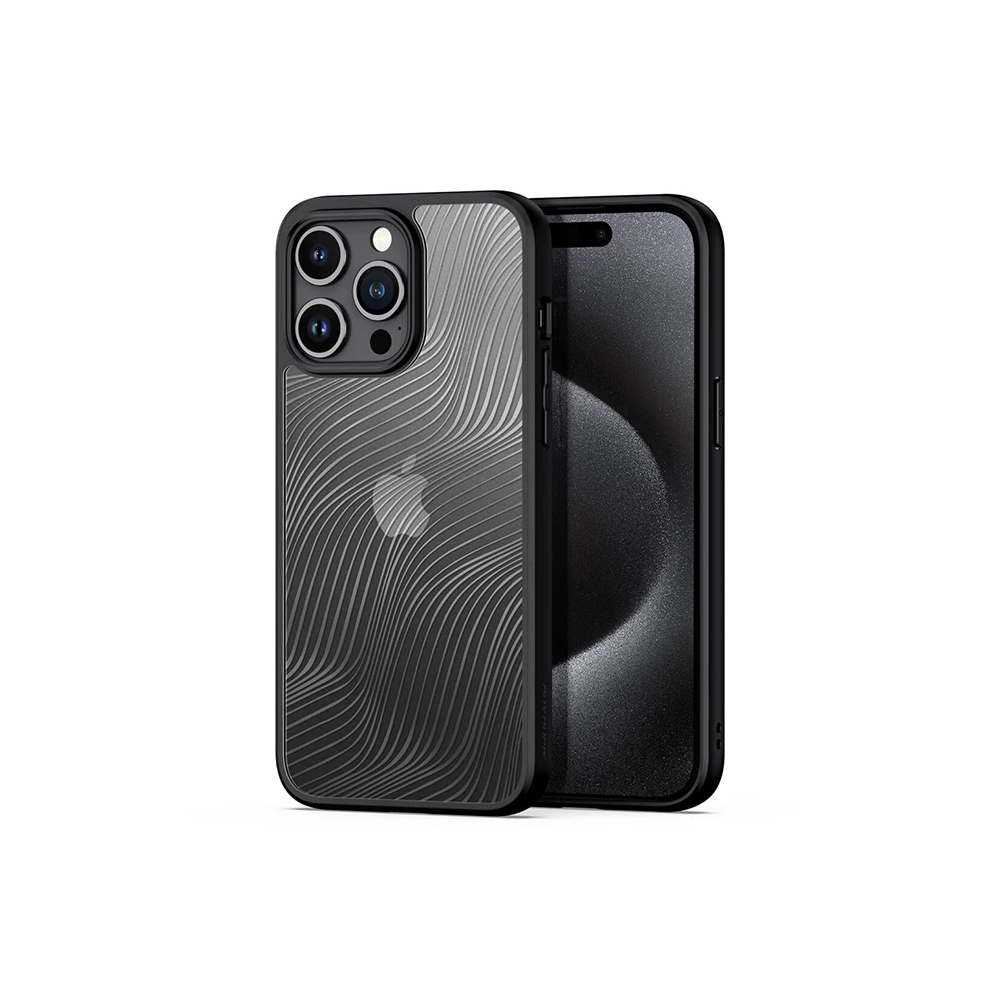 Dux Ducis iPhone 15 Pro Max Aimo Series Premium Buzlu Sert PC-TPU Kılı