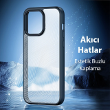 Dux Ducis iPhone 15 Pro Max Aimo Series Premium Buzlu Sert PC-TPU Kılı