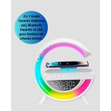 15W Hızlı Şarj Destekli LED Atmosfer Işığı ve Alarm Fonksiyonlu Lamba